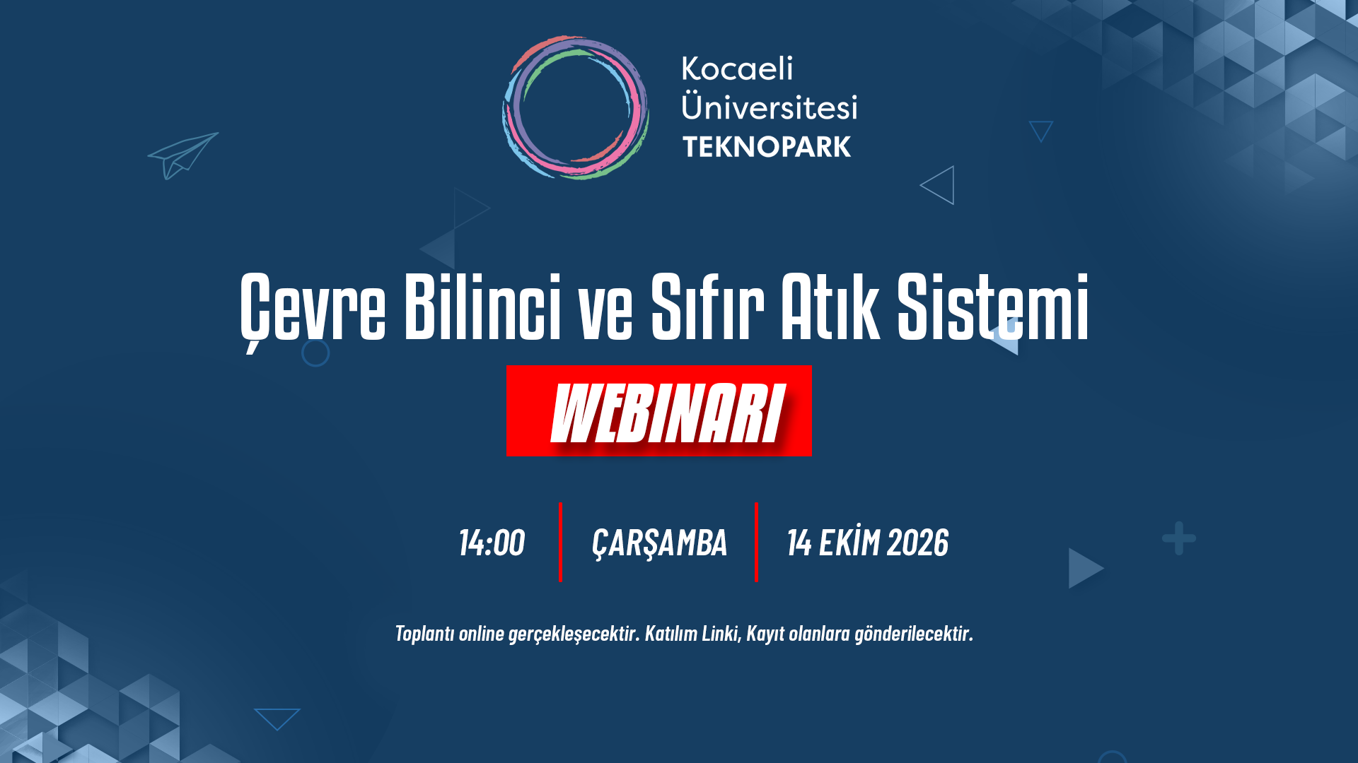 Çevre Bilinci ve Sıfır Atık Sistemi Eğitimi I 14 Ekim 2026